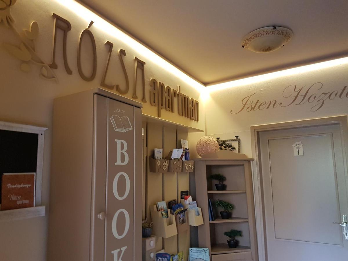 Rozsa Apartman Alsóörs Buitenkant foto